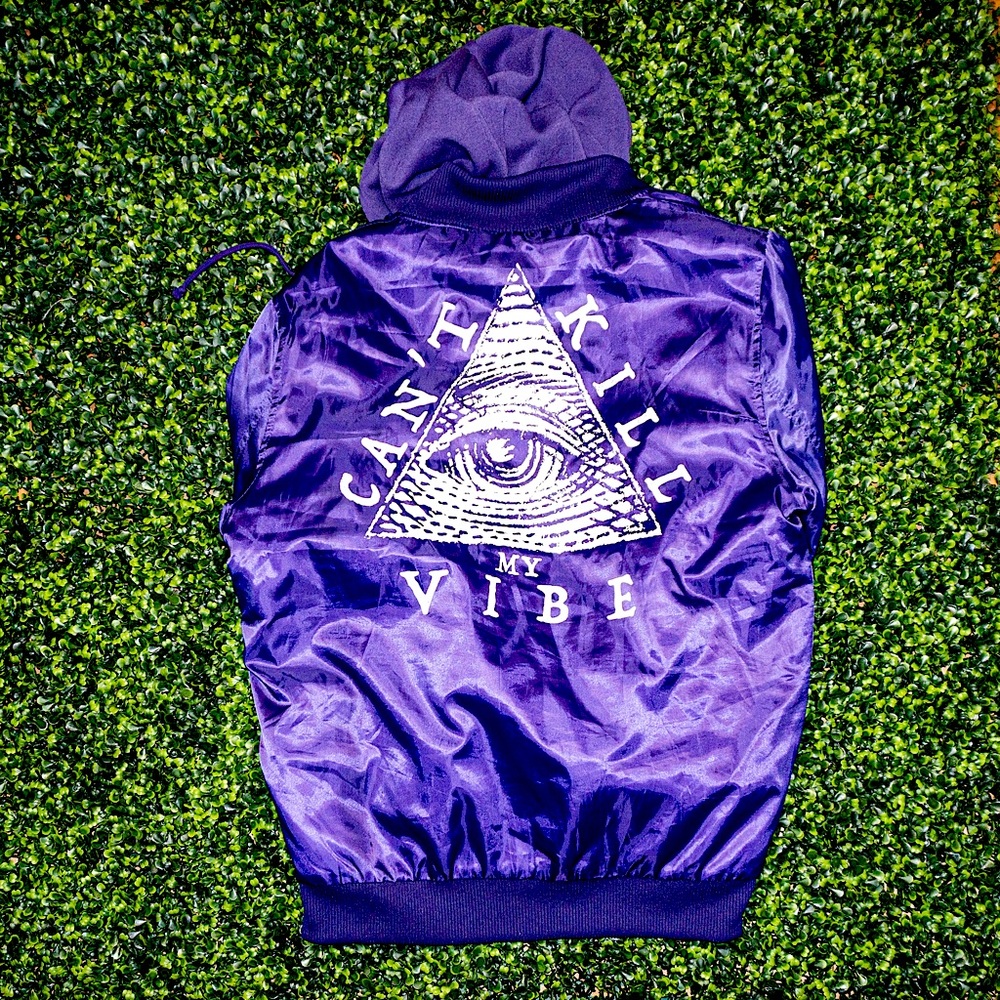 Men’s Purple Bomber Jacket